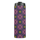Infinity Star - Marineblauw en Roze Thermosbeker (Voorkant)
