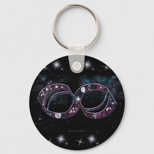 Infinity Starfield Sleutelhanger (Voorkant)