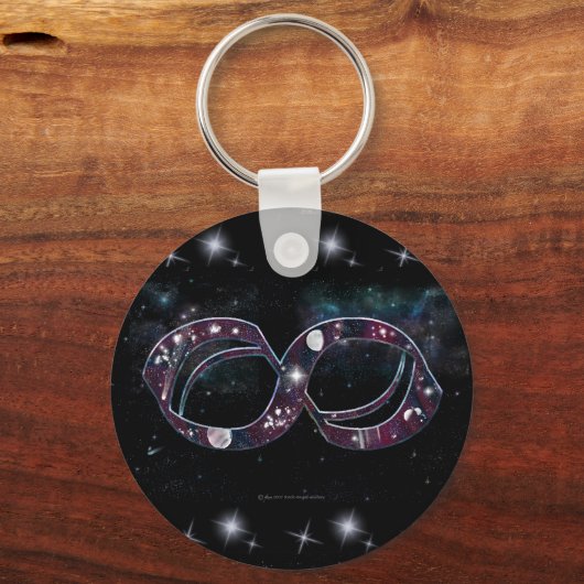 Infinity Starfield Sleutelhanger (Voorkant)
