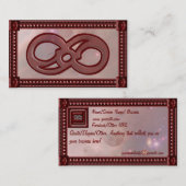 Infinity Stars Inleiding Kaart Visitekaartje (Voorkant / Achterkant)