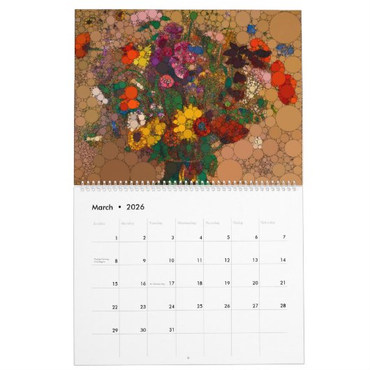 Infinity Stippen Kalender (Mar 2026)