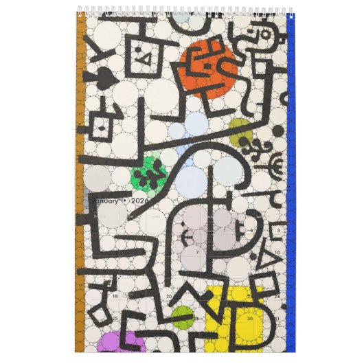 Infinity Stippen Kalender (Jan 2026)