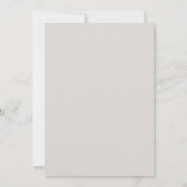 Infinity Symbol Blush Pink Grey Wedding Kaart (Achterkant)