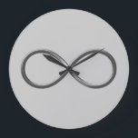 Infinity Symbol | Geek Grote Klok<br><div class="desc">Infinity symbol design - great for students,  mathematicians,  math/science teachers,  professors,  researchers or for all scientist types out there!

Science Rules!</div>