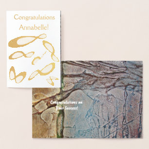 Infinity Symbol - Gefeliciteerd aanpassen Folie Kaarten