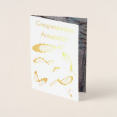 Infinity Symbol - Gefeliciteerd aanpassen Folie Kaarten (Voorkant)