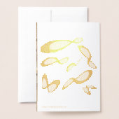 Infinity Symbol - Gefeliciteerd aanpassen Folie Kaarten (Met envelop)