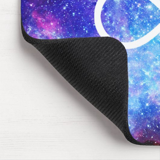 Infinity symbol nebula muismat (Hoek)