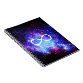 Infinity symbol nebula notitieboek (Rechterzijde)