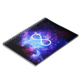 Infinity symbol nebula notitieboek (Linkerzijde)