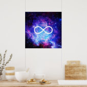 Infinity symbol nebula poster (Keuken)