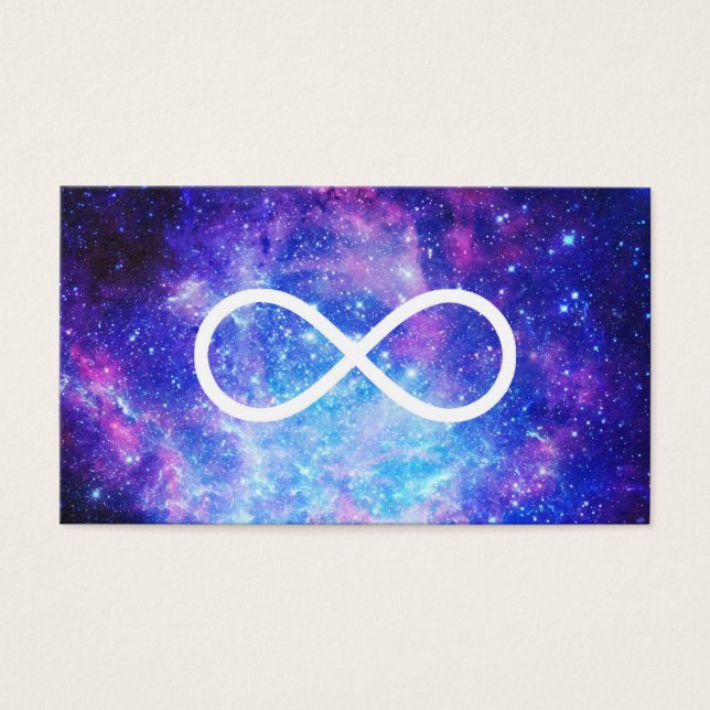 Infinity symbol nebula visitekaartjes (Voorkant)