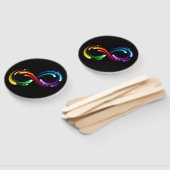 Infinity symbol of rainbow comets handwaaier (Niet-gemonteerd)