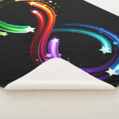 Infinity symbol of rainbow comets sherpa deken (3/4)