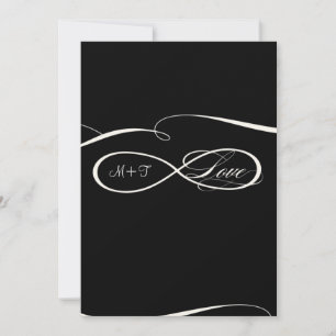 Infinity Symbol Sign Infinite Love Weddings Scroll Kaart