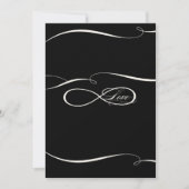 Infinity Symbol Sign Infinite Love Weddings Scroll Kaart (Voorkant)