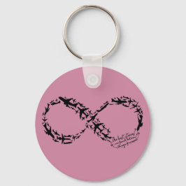 Infinity Symbol Sleutelhanger, World Traveler Gift Sleutelhanger