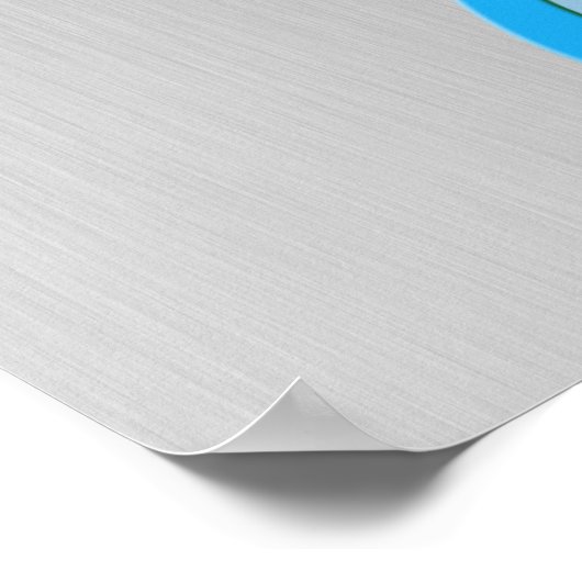 Infinity Symbol with Love and Feather Poster (Hoek)