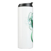 Infinity Symbol with Peacock Feather Thermosbeker (Gedraaid links)