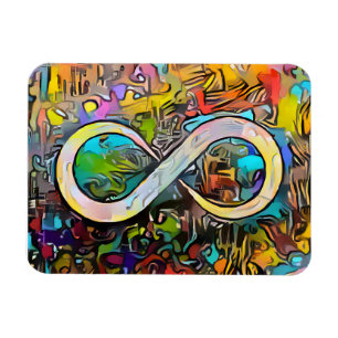 Infinity symbool Autisme Bewustmaking Neurodive Magneet