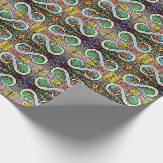 Infinity symbool | Autisme Bewustmaking Neurodiver Cadeaupapier (Hoek)