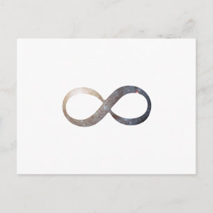 Infinity symbool briefkaart