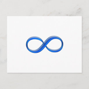 Infinity symbool briefkaart