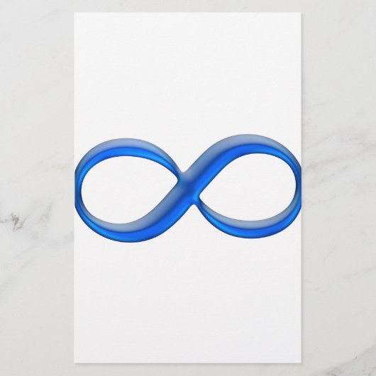Infinity symbool briefpapier (Voorkant)