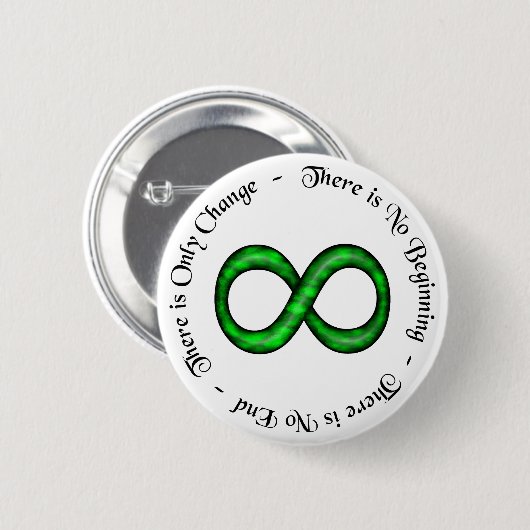 Infinity Symbool Button (Voorkant /achterkant)