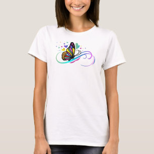 Infinity Symbool en Monarch Vlinders voor Autisme T-shirt