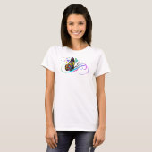 Infinity Symbool en Monarch Vlinders voor Autisme T-shirt (Voorkant volledig)