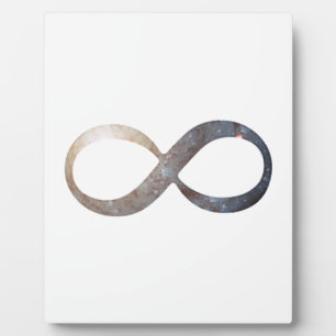 Infinity symbool fotoplaat