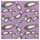 Infinity Symbool - Geel, Zwart, Lavendel Stof (Close Up)