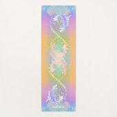 Infinity symbool, holografische regenboog, speciaa yogamat (Voorkant)