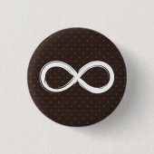 Infinity symbool | Knop Wiskunde Ronde Button 3,2 Cm (Voorkant)