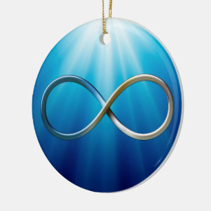 Infinity symbool   Koel wiskundige cadeautjes Keramisch Ornament