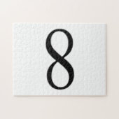 Infinity symbool legpuzzel (Horizontaal)