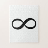 Infinity symbool legpuzzel (Verticaal)