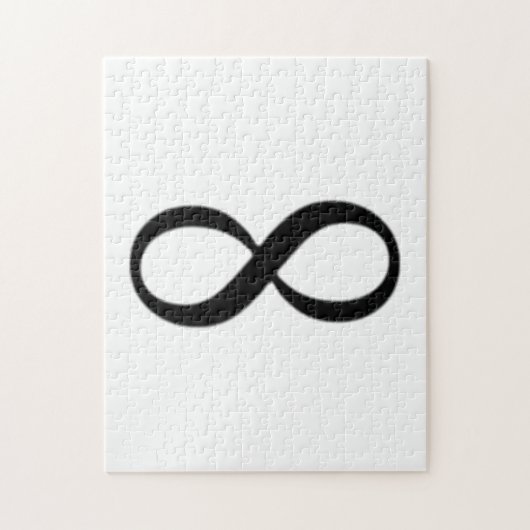Infinity symbool legpuzzel (Verticaal)