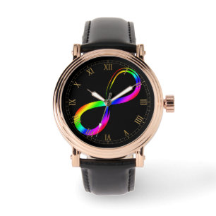 Infinity symbool LGBT Gay Pride Rainbow Horloge