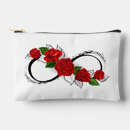 Infinity Symbool met Rode Rozen Etui (Voorkant)