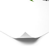 Infinity Symbool met Rode Rozen Perfect Poster (Hoek)