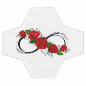 Infinity Symbool met Rode Rozen Voetbal (Enkel)