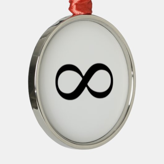 Infinity symbool metalen ornament (Rechts)