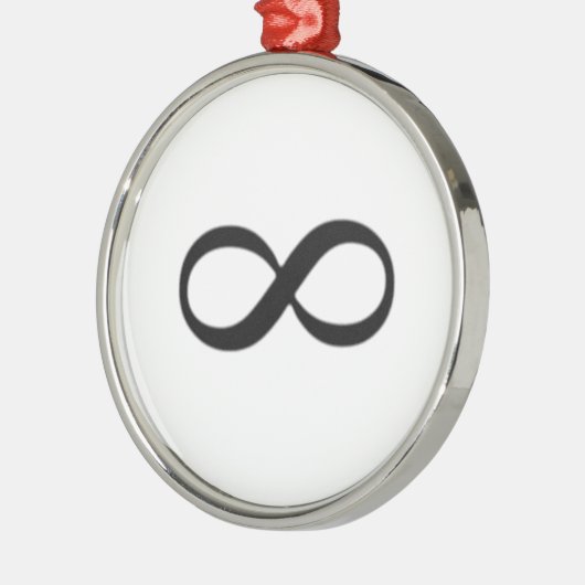 Infinity symbool metalen ornament (Links)