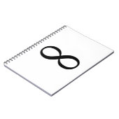 Infinity symbool notitieboek (Linkerzijde)