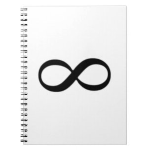 Infinity symbool notitieboek