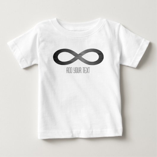 Infinity symbool op Faux-metaal textuur door STayl (Voorkant)