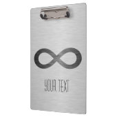 Infinity symbool op Faux-metaal textuur door STayl Klembord (Links)