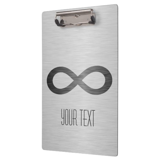 Infinity symbool op Faux-metaal textuur door STayl Klembord (Links)